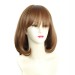 Wiwigs ® Pretty Short Bob Full Hire with Fringe Light Brown Ladies Wigs